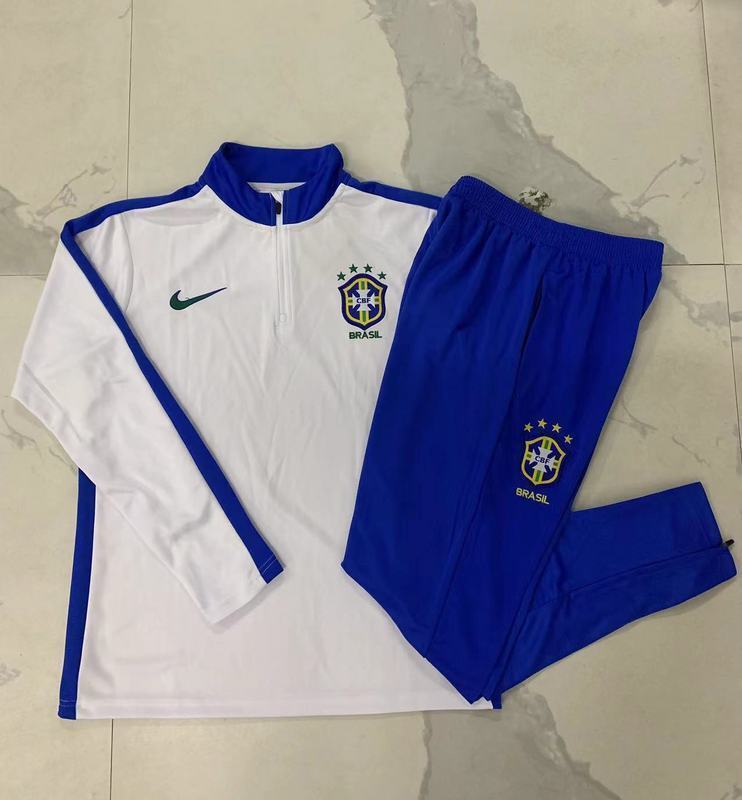 2024 Brazil Long Sleeve Training Suit Football Shirts 2