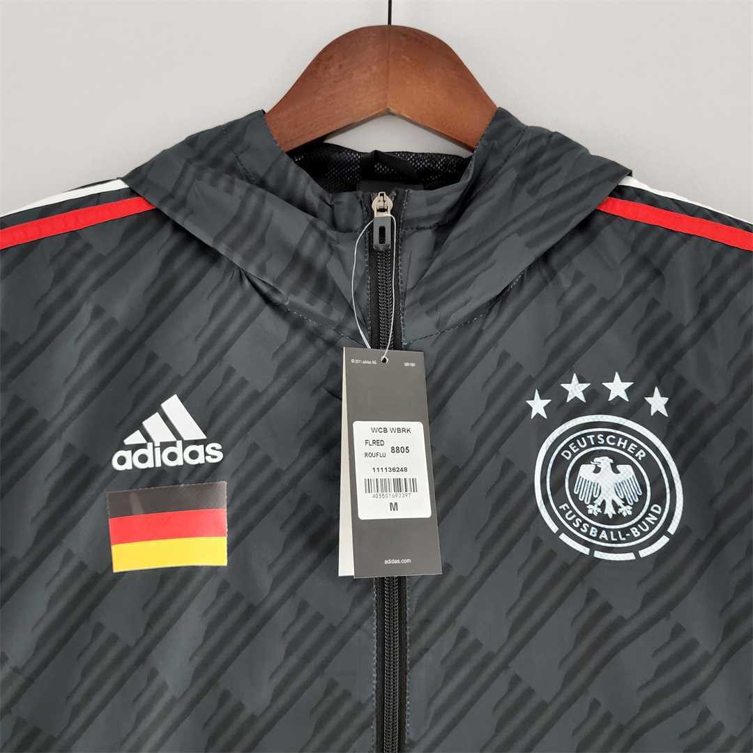 2022 Germany black redwhite Windbreaker 4