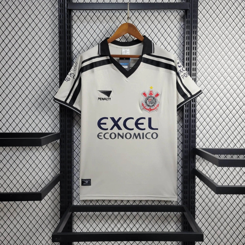 97-98 Corinthians Home Retro Kit Vintage Shirt Football AAAAJersey Supplier