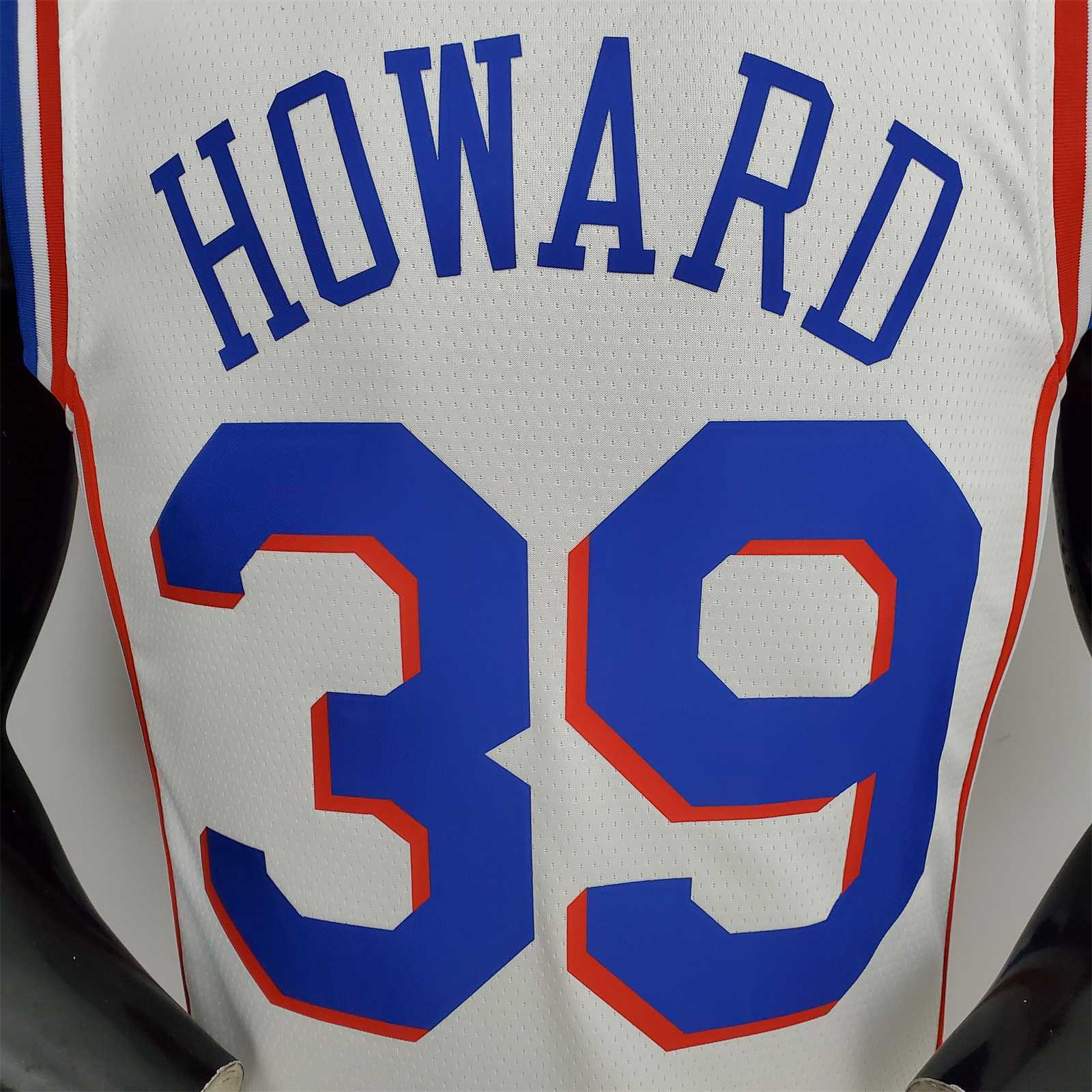 75th Anniversary Philadelphia 76ers HOWARD#39 White NBA Jersey 8