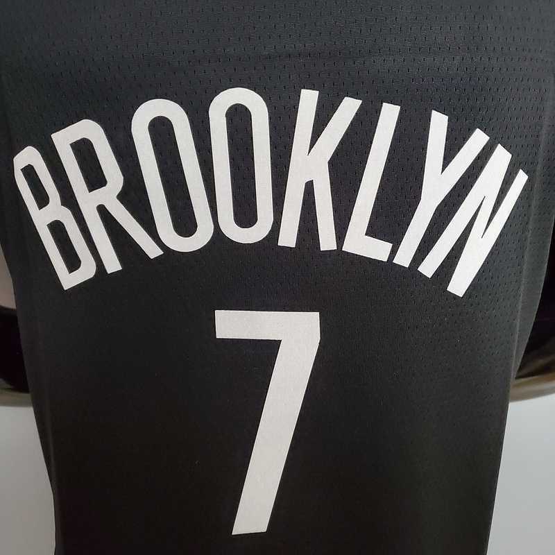 Durant #7 Brooklyn Nets City version black 6