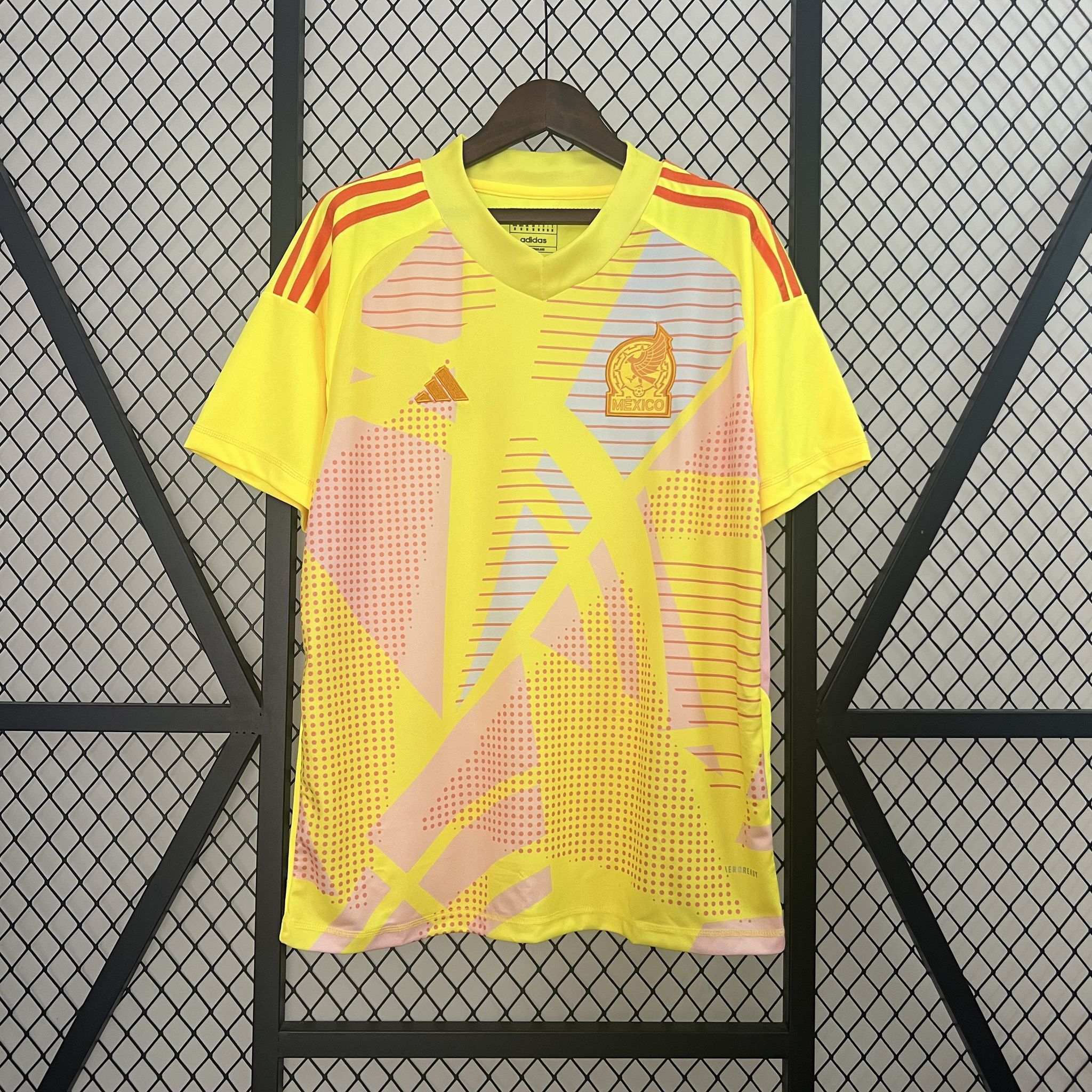 2024 Mexico Goalkeeper Yellow Kit Soccer Uniform AAAAJersey Supplier Yupoo