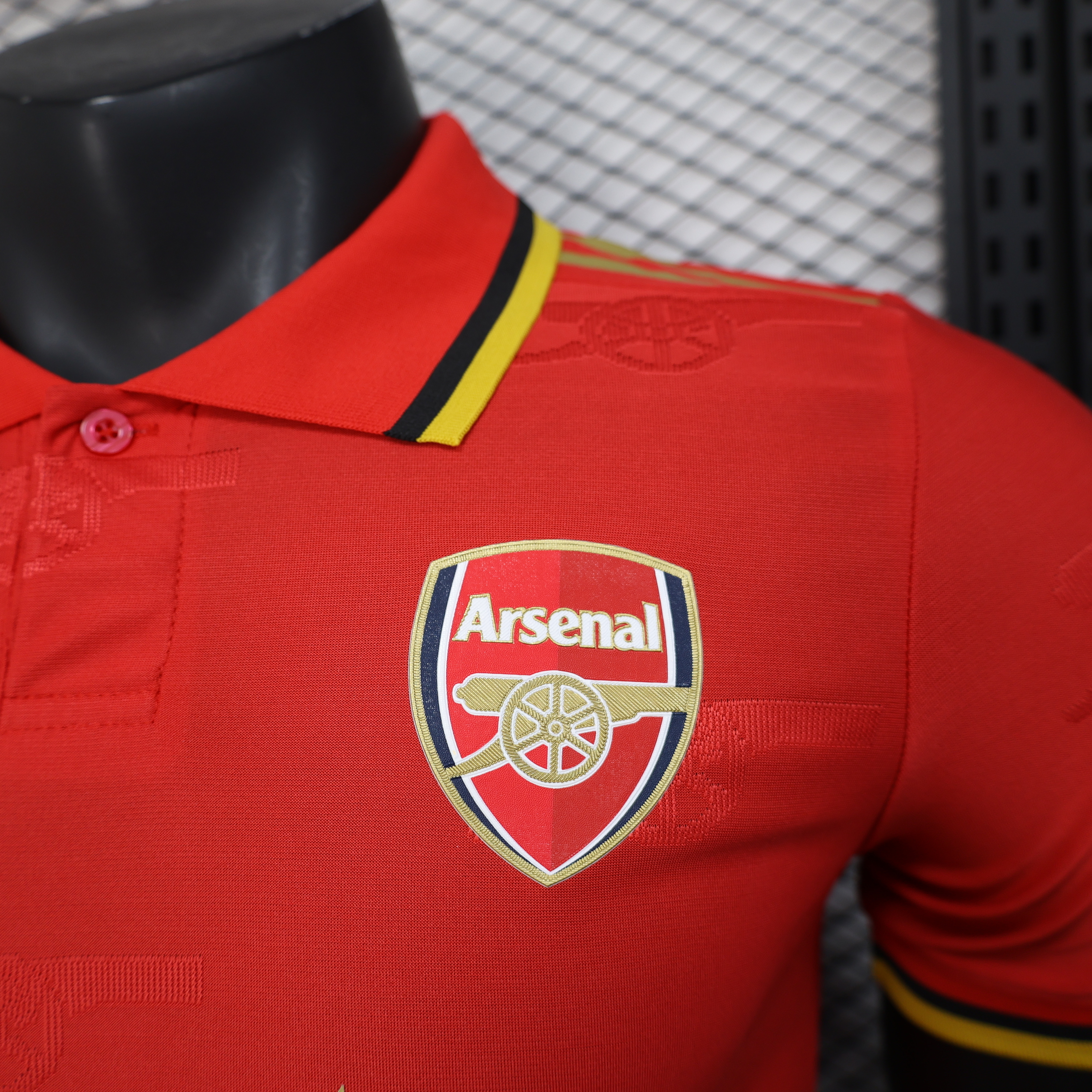 25-26 Arsenal Red Special Edition Kit Player Version Polo Sino Shirt AAAAJersey Supply Yupoo 6