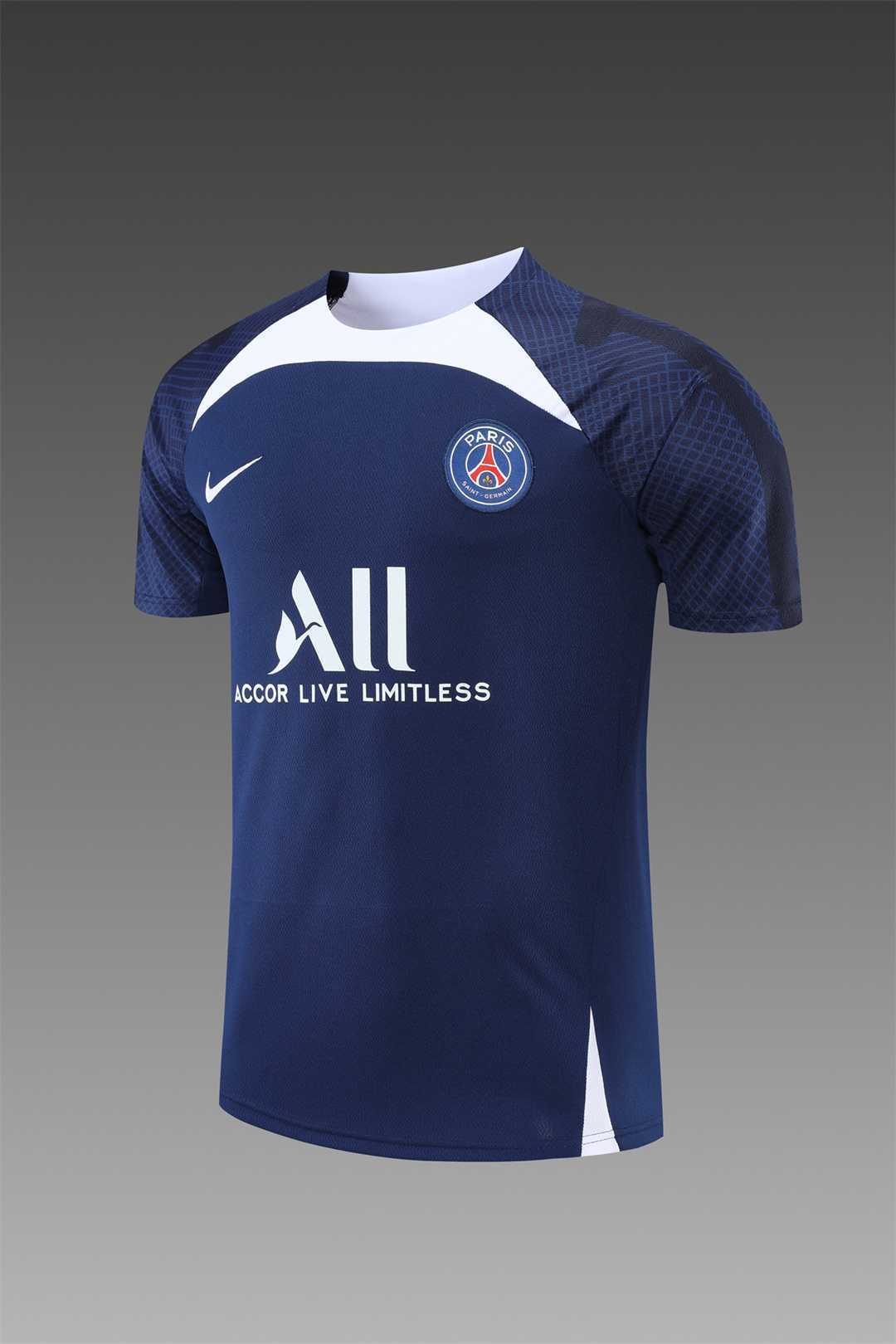 22-23 PSG Training Short Sleeve Kit Blue 4