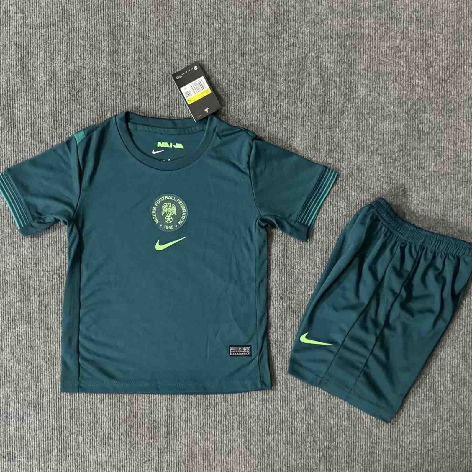 2025 Nigeria Away Kid Kits Youth Apparels AAAAJersey Yupoo