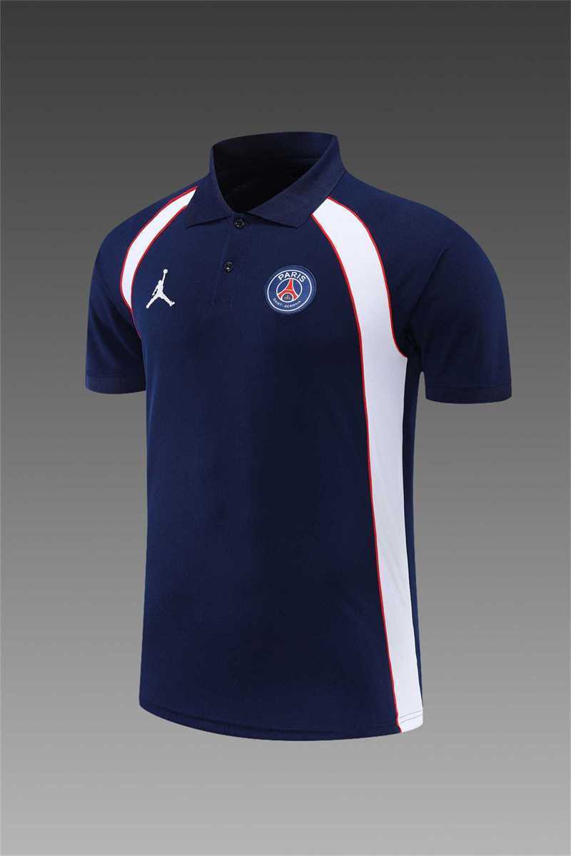 Polo Jordan PSG sapphire blue and white 13