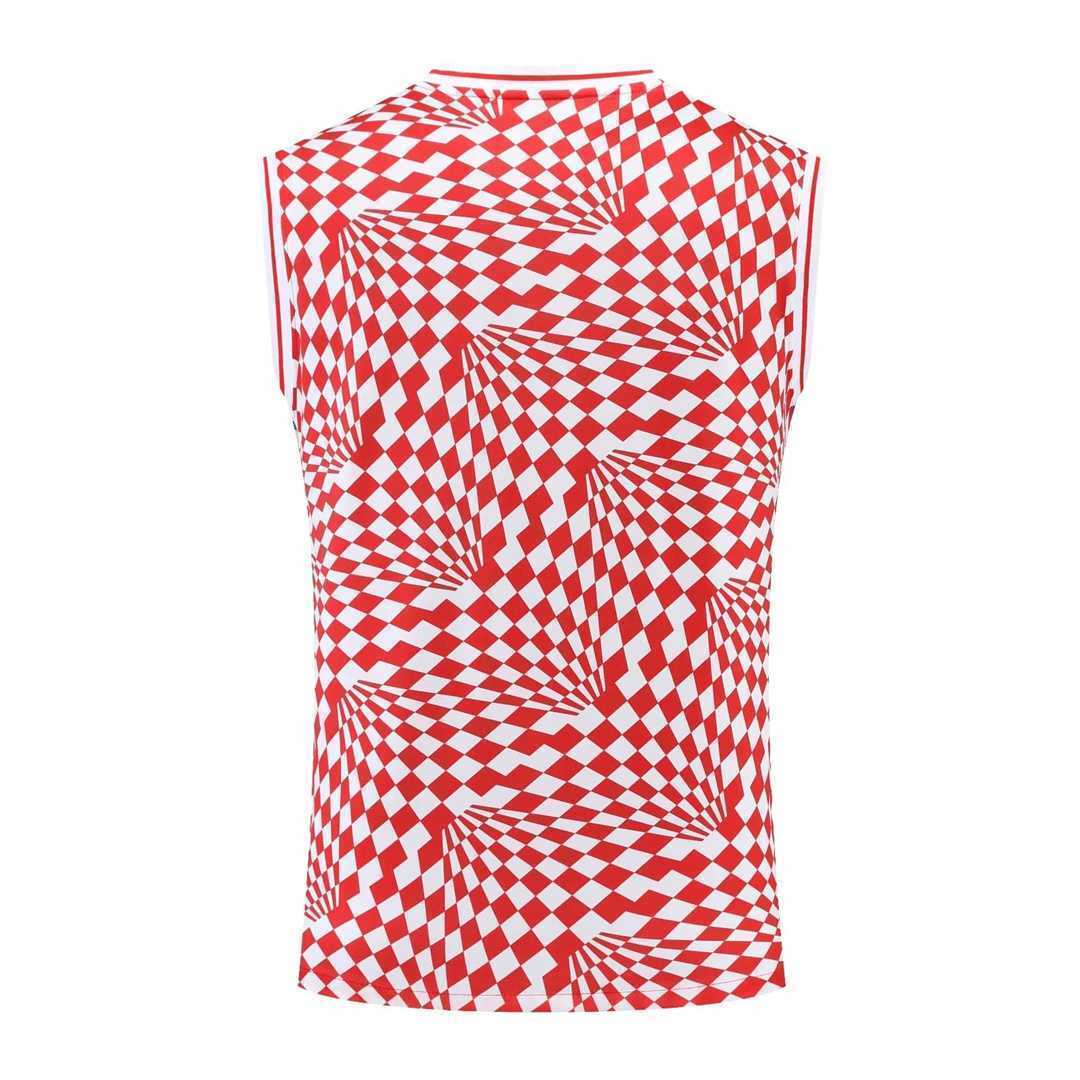 22-23 Chelsea vest training suit kit red and white 13