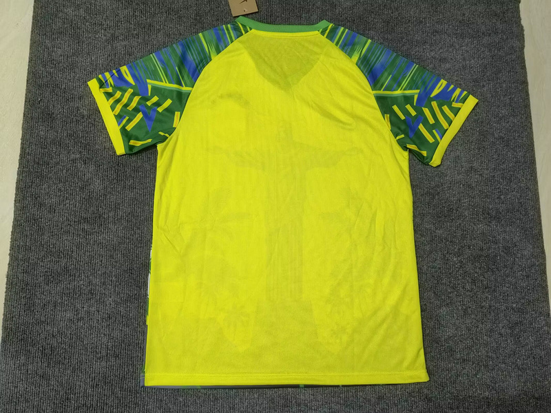 2025 Brazil X Christ Special Edition T-Shirt Football Yellow Apparels Soccer AAAAJersey Yupoo 1