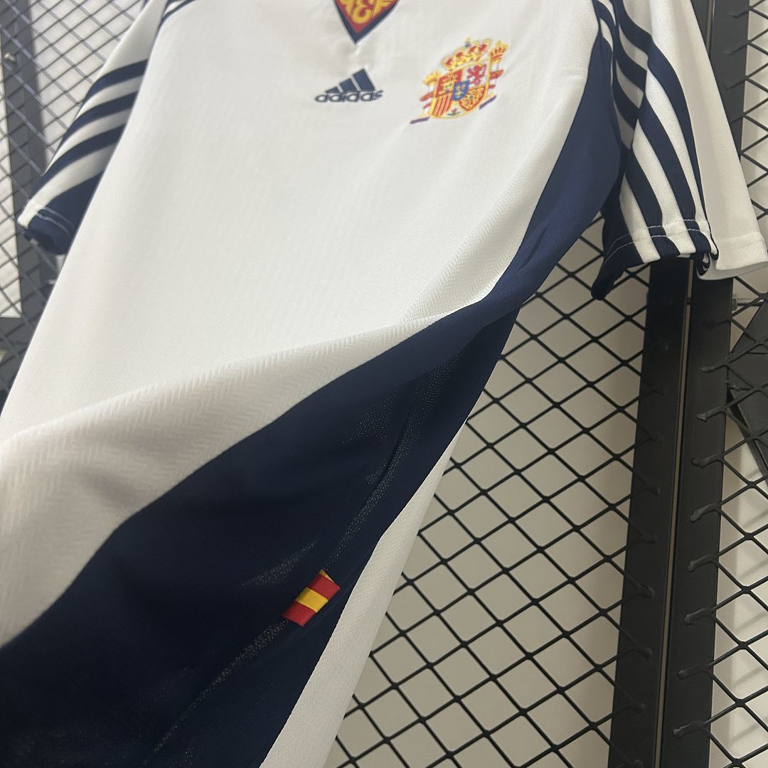 1998 Spain Away Retro Kit Vintage Shirt AAAAJersey Dropship Yupoo 1
