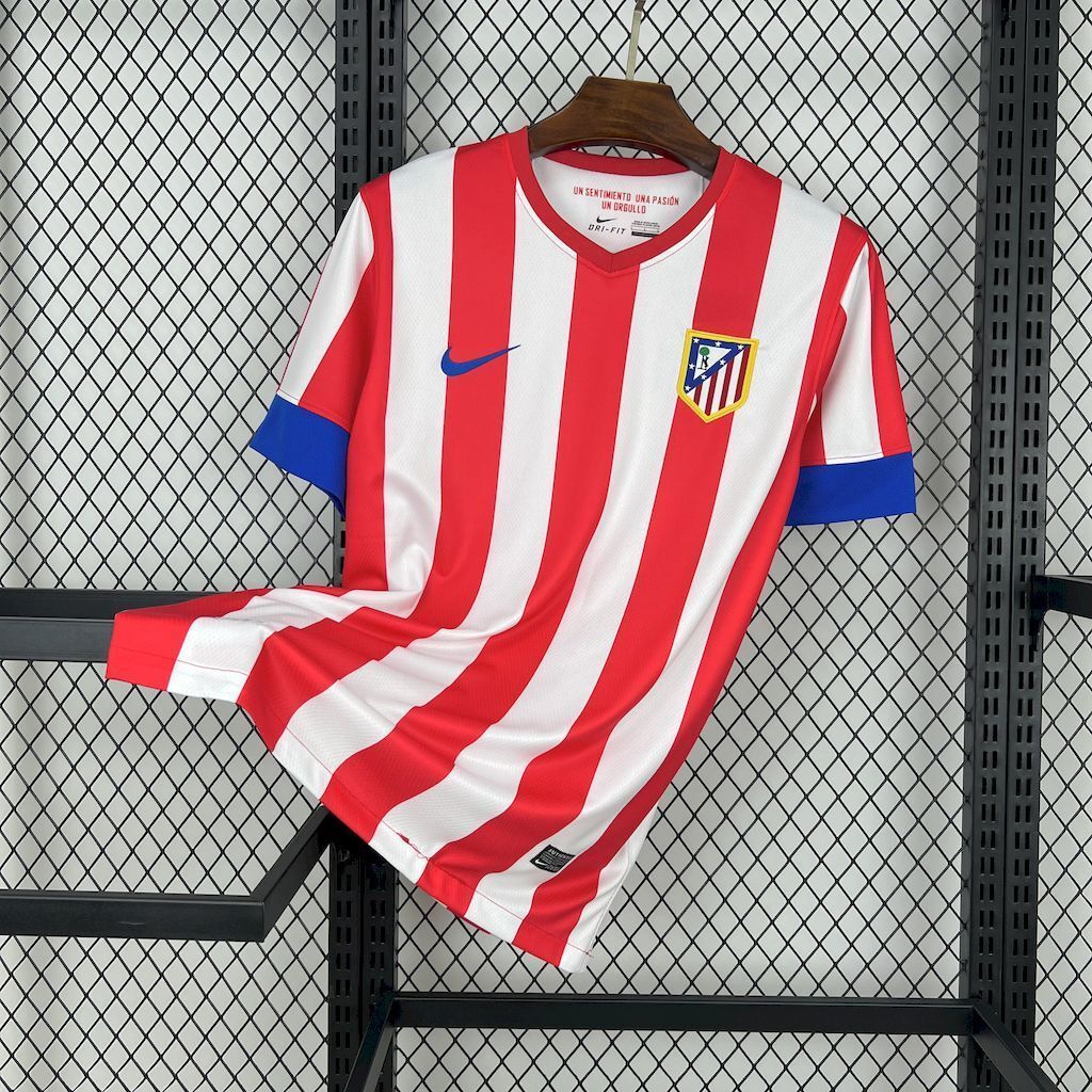 12-13 Atletico Madrid Home Retro Kit Vintage Shirt AAAAJersey Supplier Yupoo
