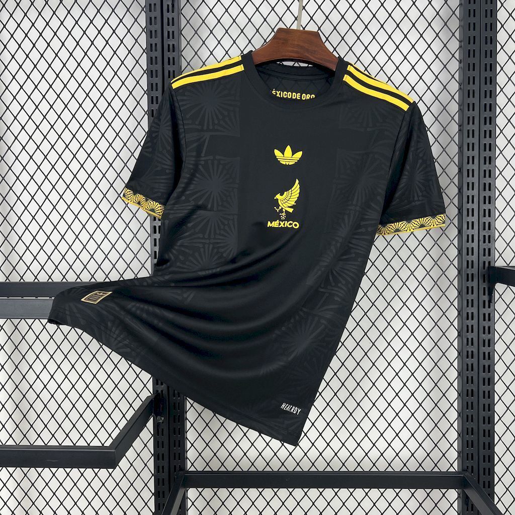2025 Mexico Gold Black Soccer Shirt AAAAJersey Dropship Yupoo