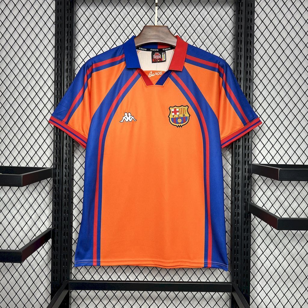 98-99 Barcelona Away Retro Kit Vintage Shirt Soccer AAAAJersey Yupoo