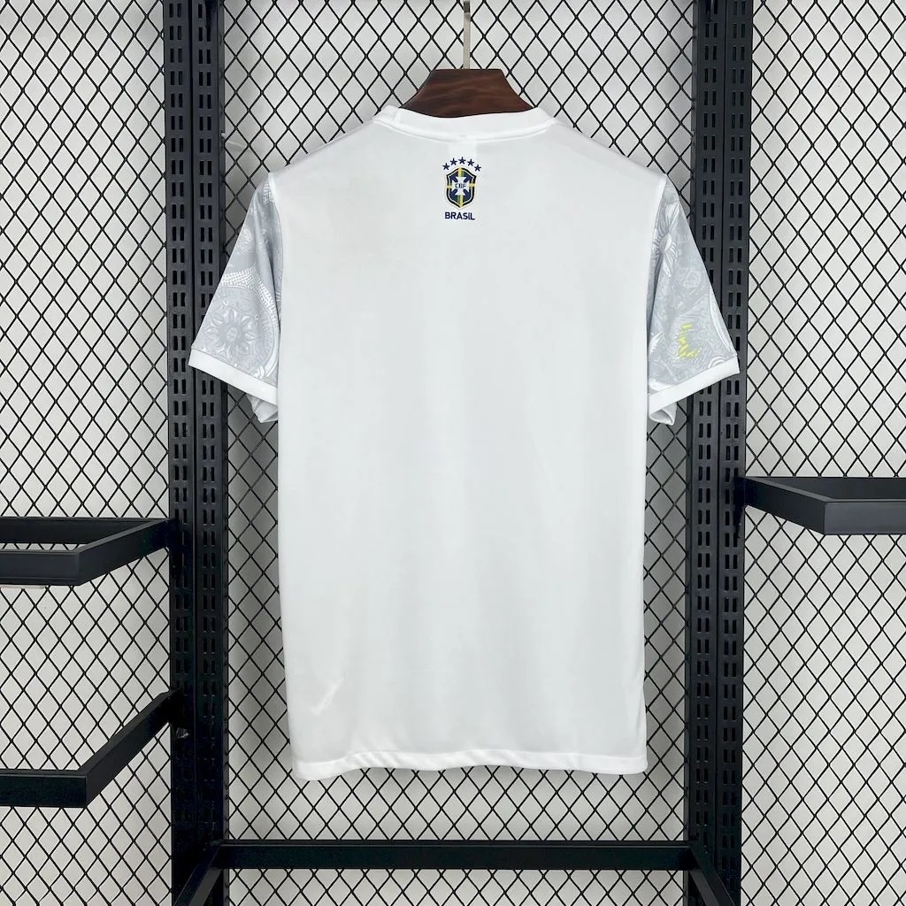 2025 Brazil Christ The Redeemer White Special Edition Shirt Soccer Uniform AAAAJersey Wholesale 1
