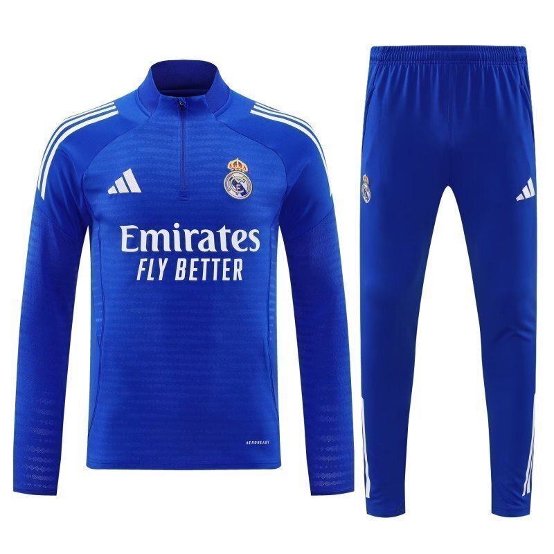 25-26 Real Madrid Training Blue Kit Soccer AAAAJersey Supply Yupoo