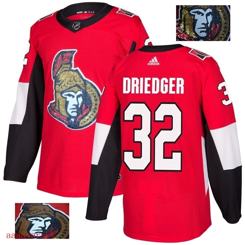 2018 Ottawa Senators ice hockey jersey M-3XL 渥太华参议员队时尚亮片款冰球服 1