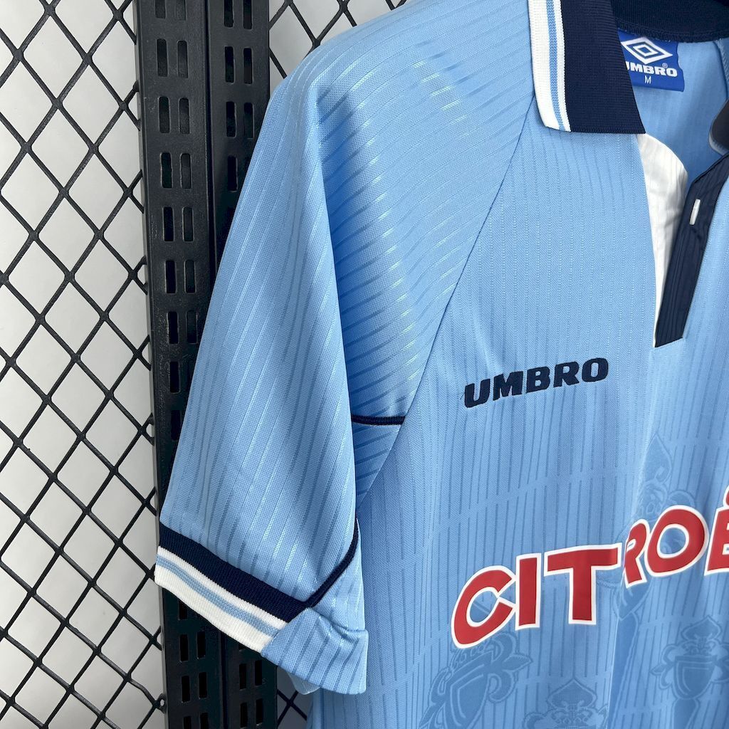 97-98 Celta de Vigo Home Retro Kit Vintage Shirt AAAAJersey Wholesale Yupoo 1