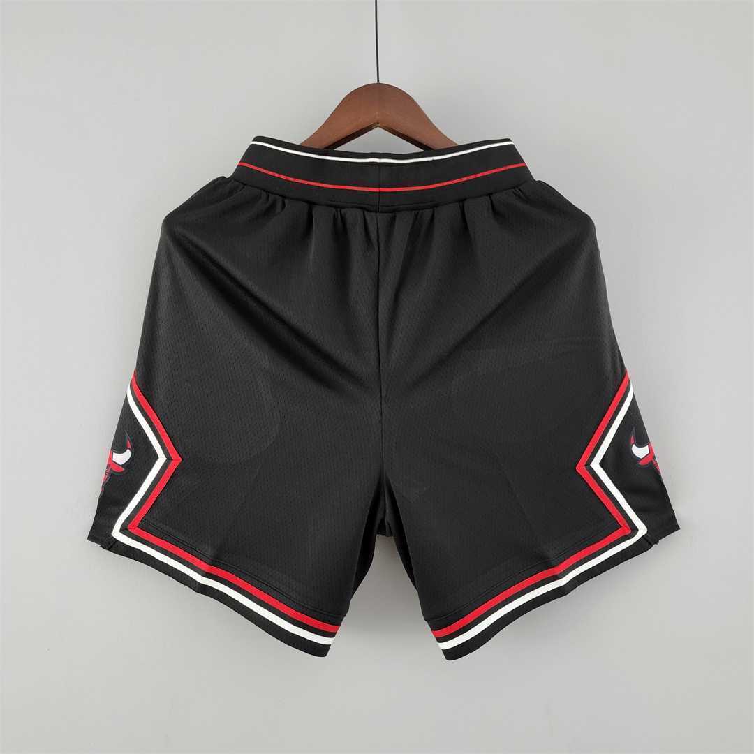 Chicago Bulls black NBA shorts 1
