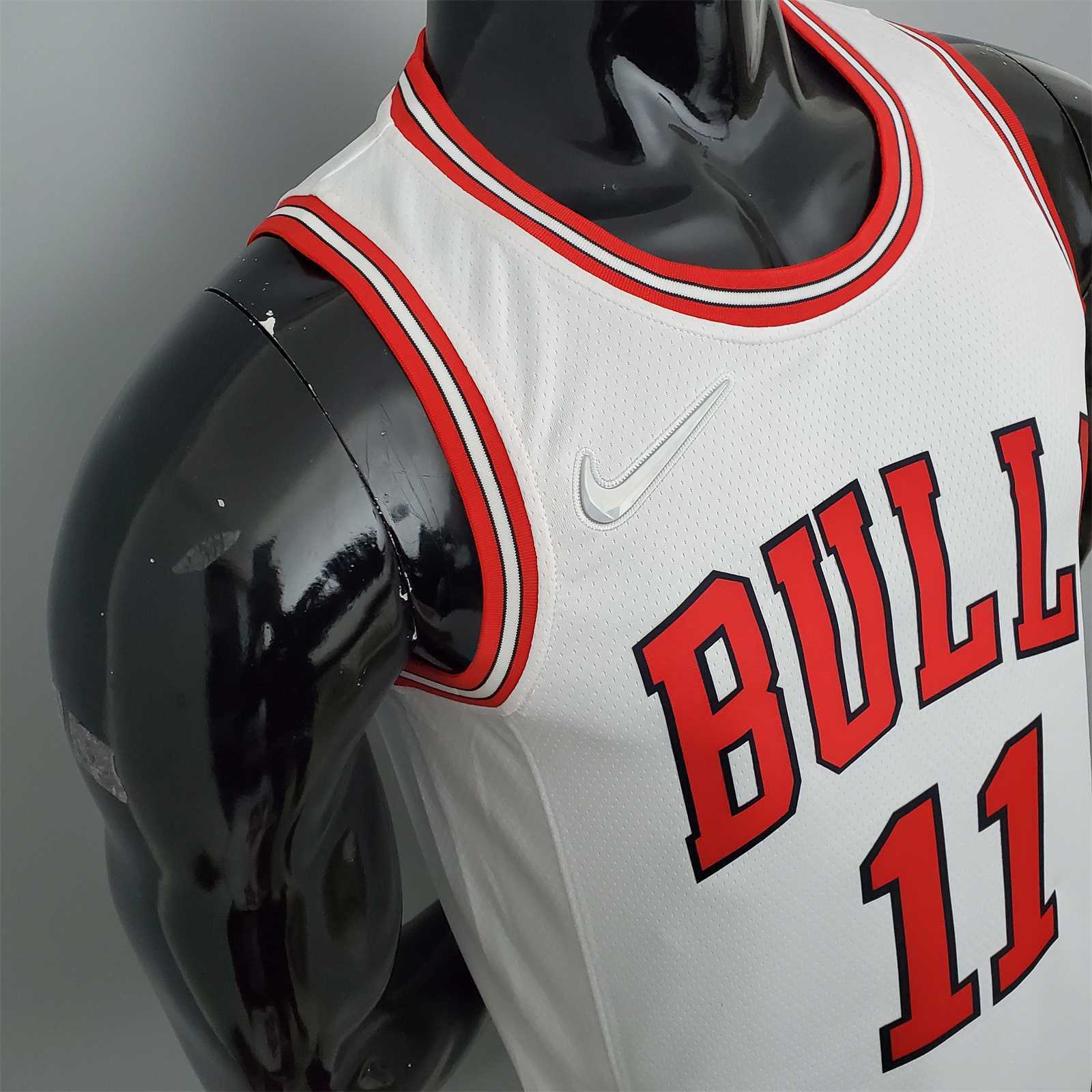 75th Anniversary DeRozan #11 Bulls White 6