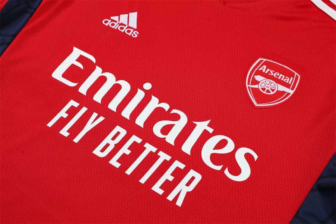 22-23 Arsenal vest training suit kit red 19