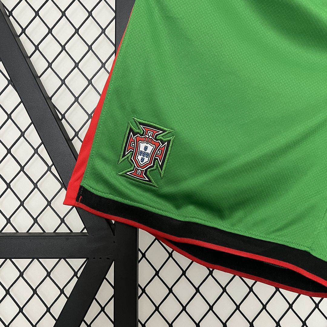 2024 Portugal Home Shorts UEFA Euro 2024 Football Uniform AAAAJerseys Dropshipping Yupoo 1