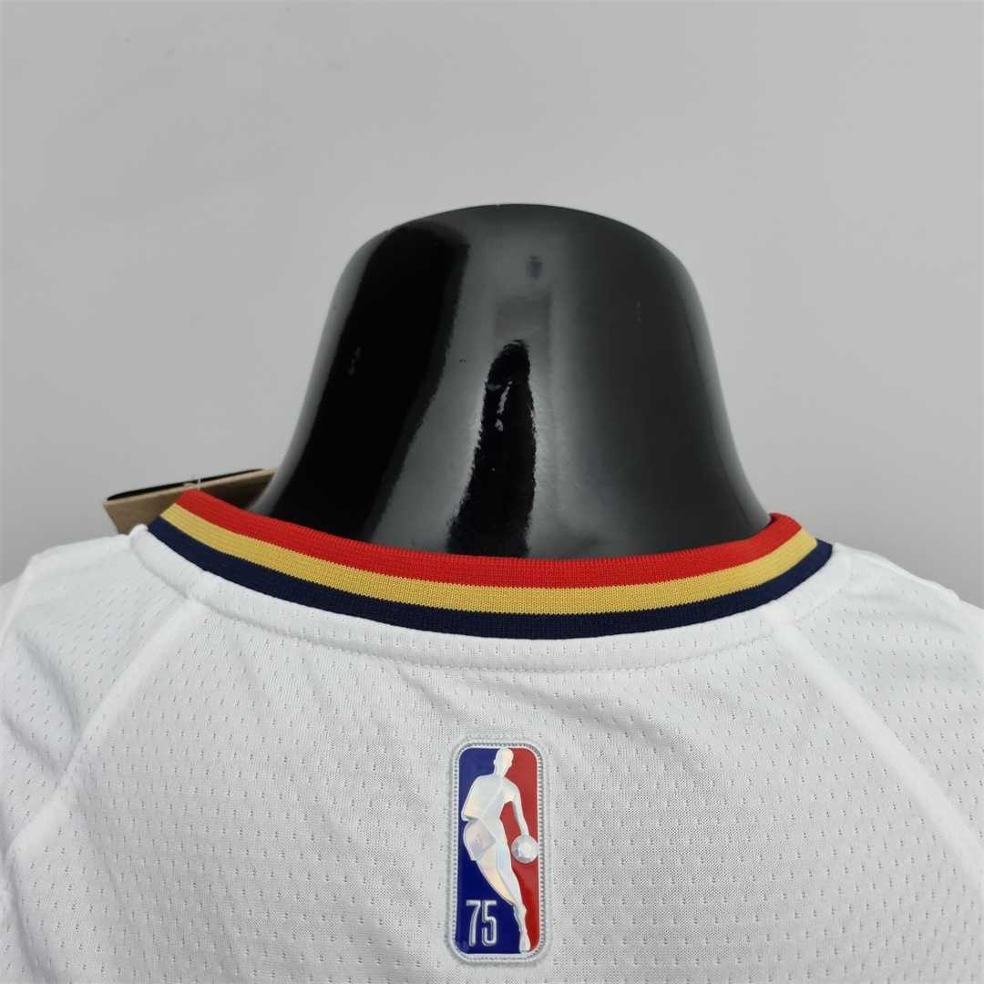 2022 New Orleans Pelicans City Edition Williams #1 White NBA Jersey 5