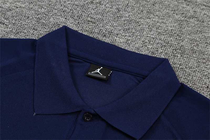 Polo Jordan PSG sapphire blue chest print 12