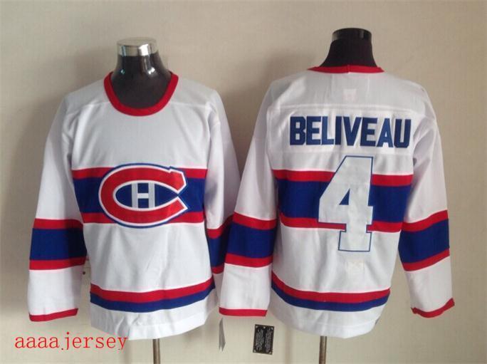 Montreal Canadiens retro ice hockey jersey M-3XL 蒙特利尔加拿大人复古冰球服 3