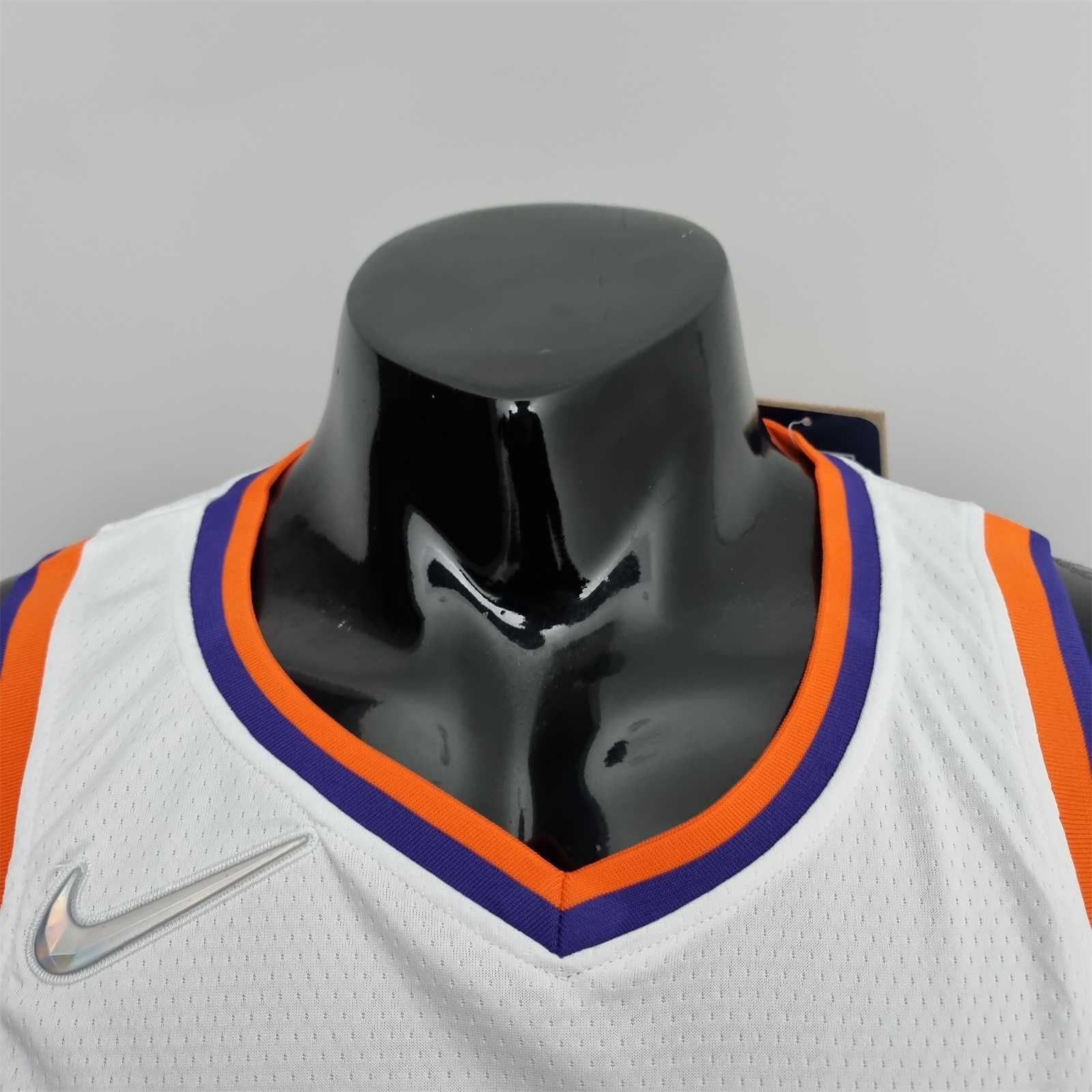 75th Anniversary Ayton #22 Phoenix Suns White NBA Jersey 2