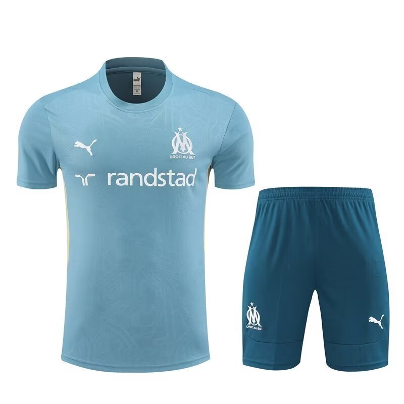 24-25 Marseille Training Soccer Jerseys Football Shirts