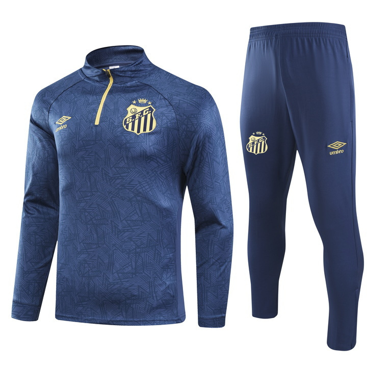 24-25 Santos Long Sleeve Training Suit Football Shirts