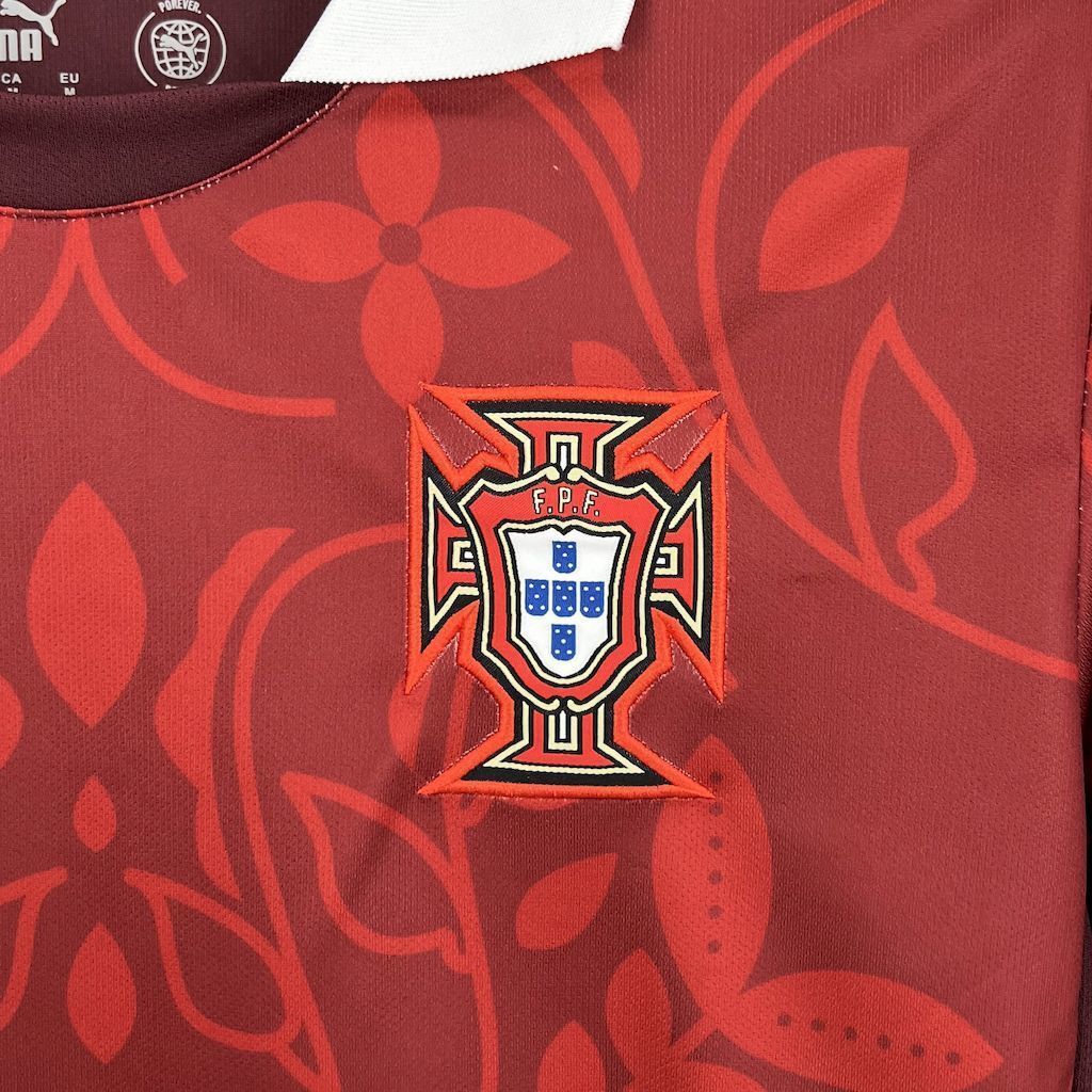 2025 Portugal Red Training Shirt Soccer Uniform AAAAJersey Yupoo 3