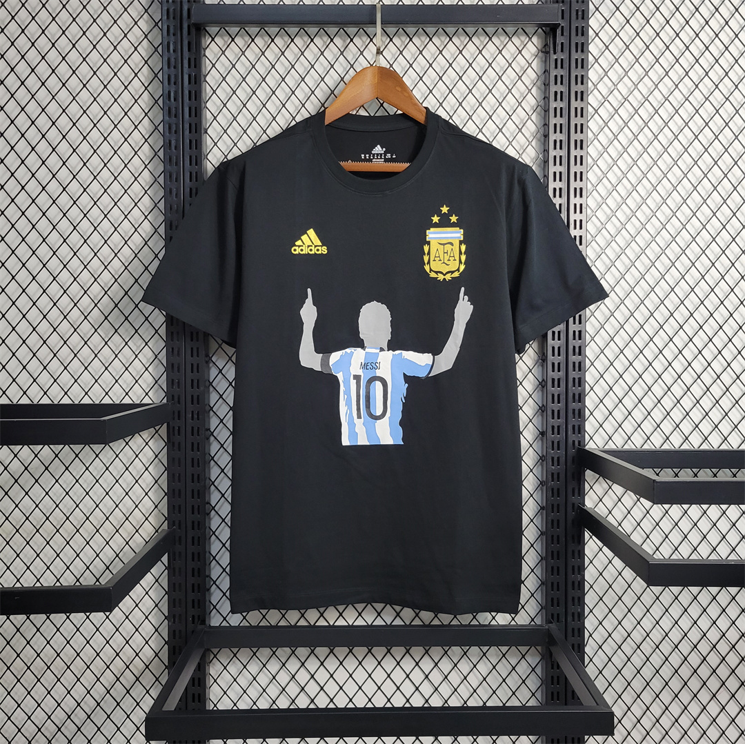 2023 Argentina black casual shirt-1