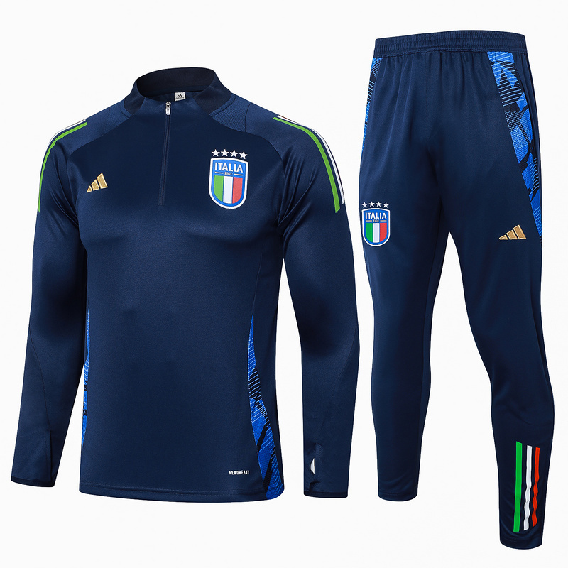 2024 Italy Long Sleeve Training Suit Football Shirts