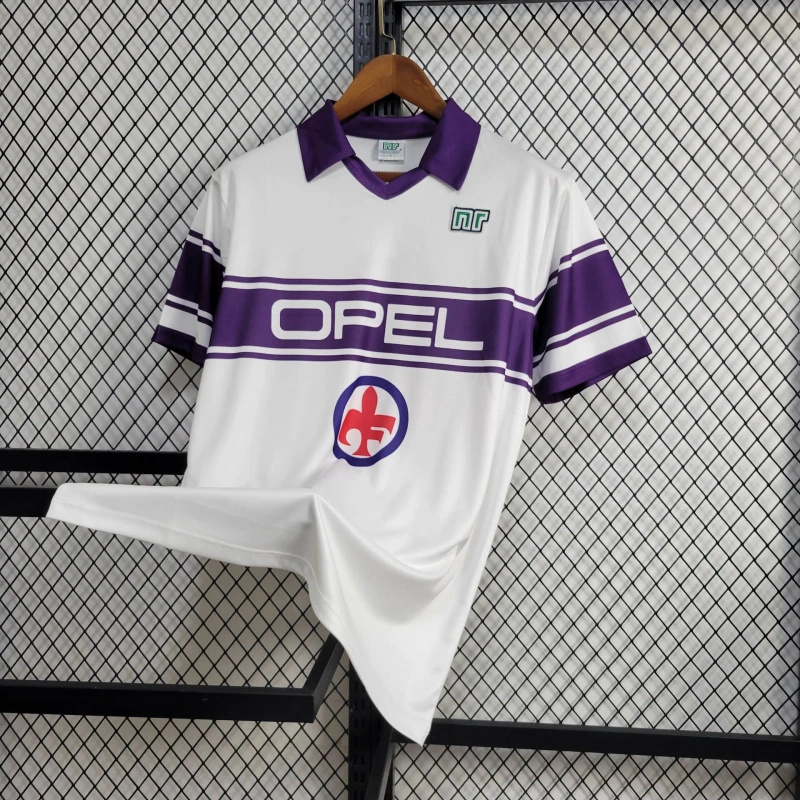 84-85 Fiorentina Away Retro Kit Vintage Shirt Football AAAAJersey Supplier 1