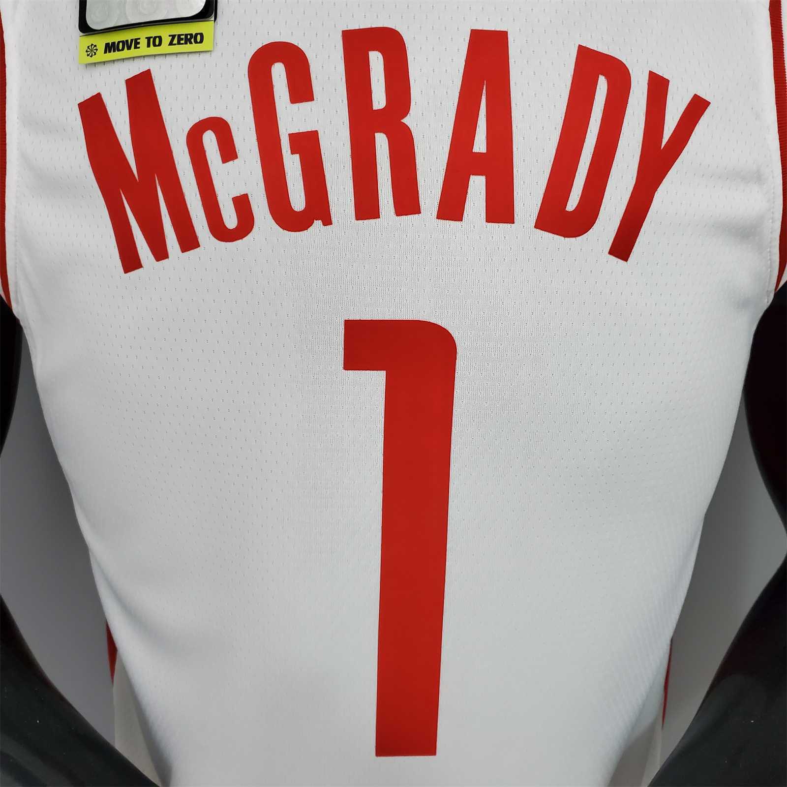 2021 McGRADY#1 Rockets White 5