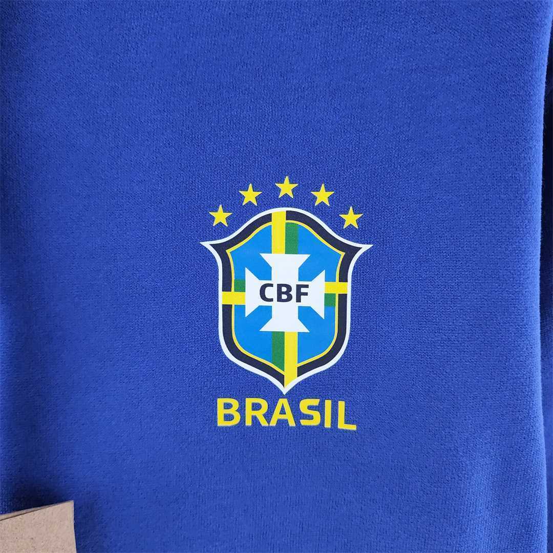 2022 Brazil Hoodie Blue 7