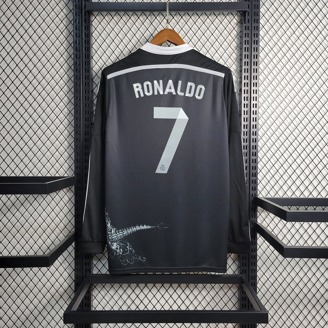 14-15 Real Madrid third away long sleeve 11