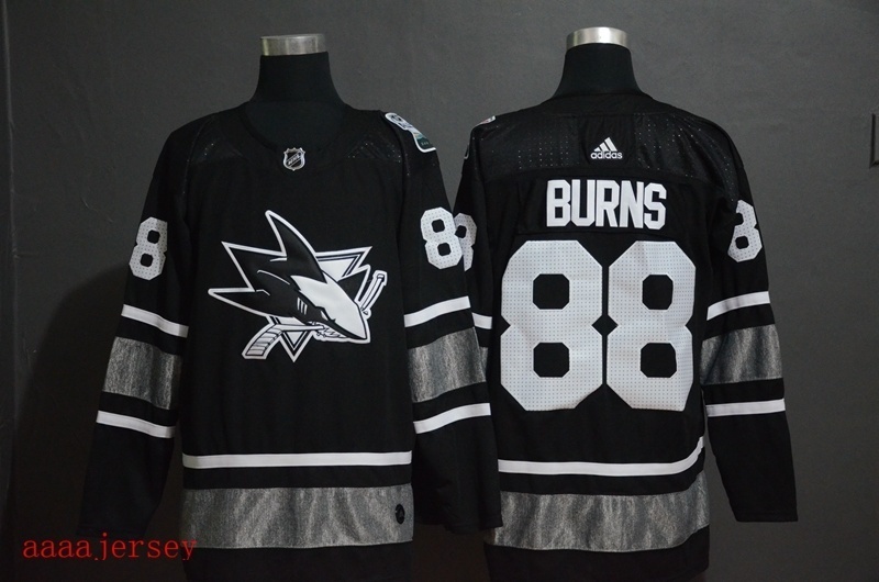 2019 San Jose Sharks all star ice hockey jersey M-3XL 圣何塞鲨鱼队全明星冰球服 2