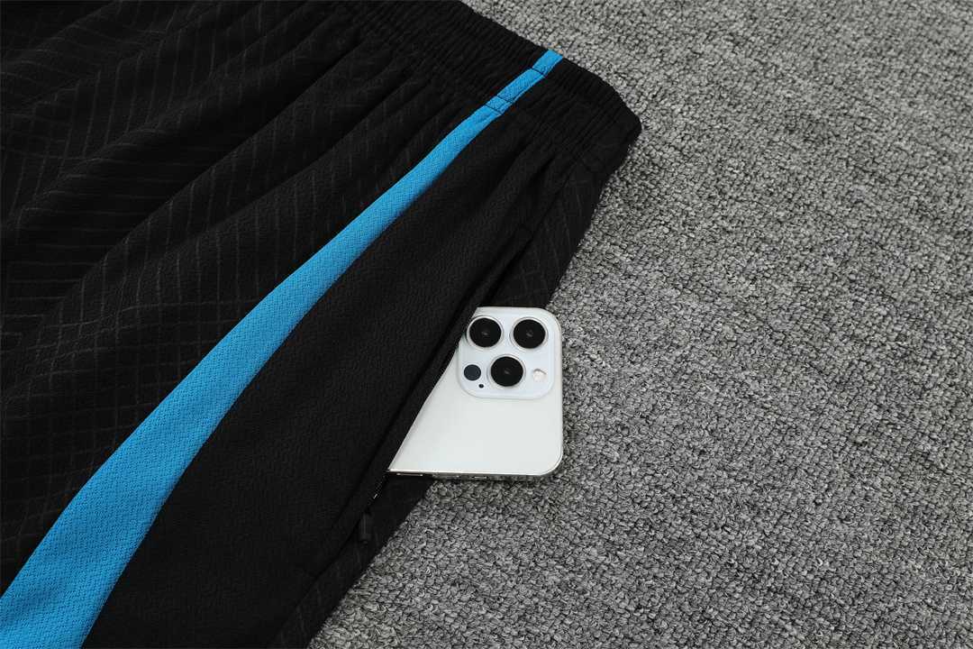 22-23 Inter Milan training suit short sleeve kit Black Blue 4