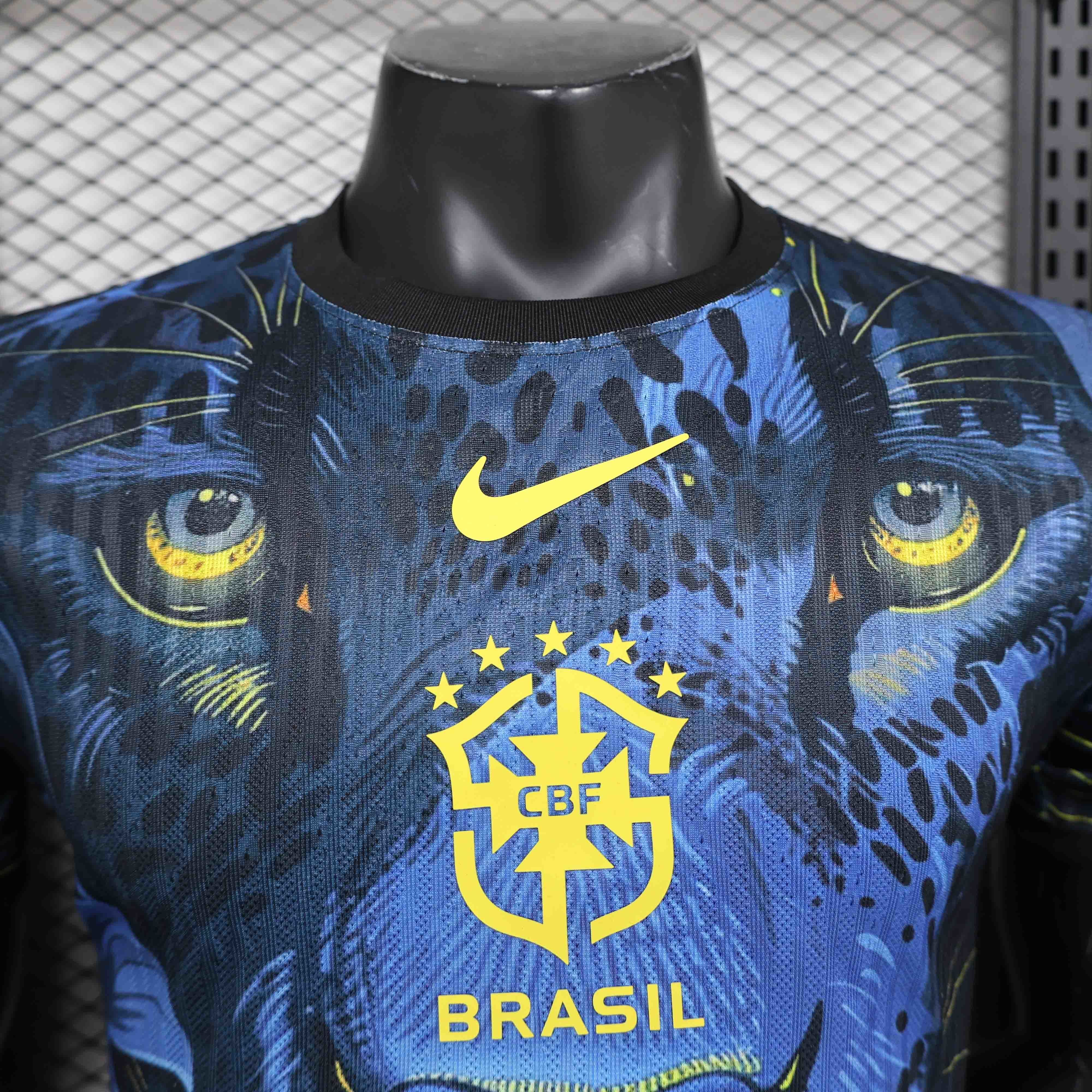 2024 Brazil Blue Tiger Special Edition Player Version Shirt AAAAJersey Supplier Yupoo 4