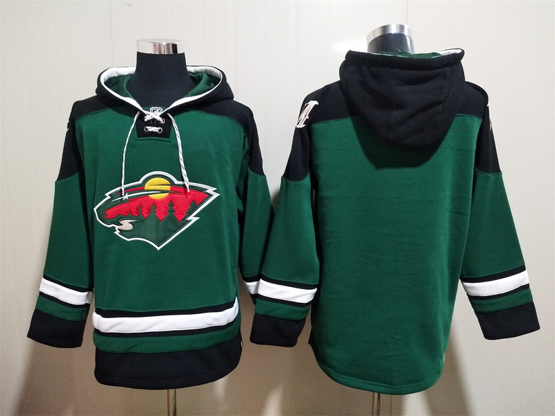 Wild Hoodie Ice Hockey jersey【ID4161449】 M-3XL 明尼苏达荒野队帽衫冰球服 5