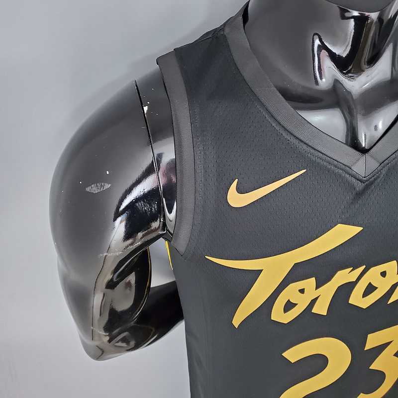 2021 VANVLEET#23 Raptors black gold 2