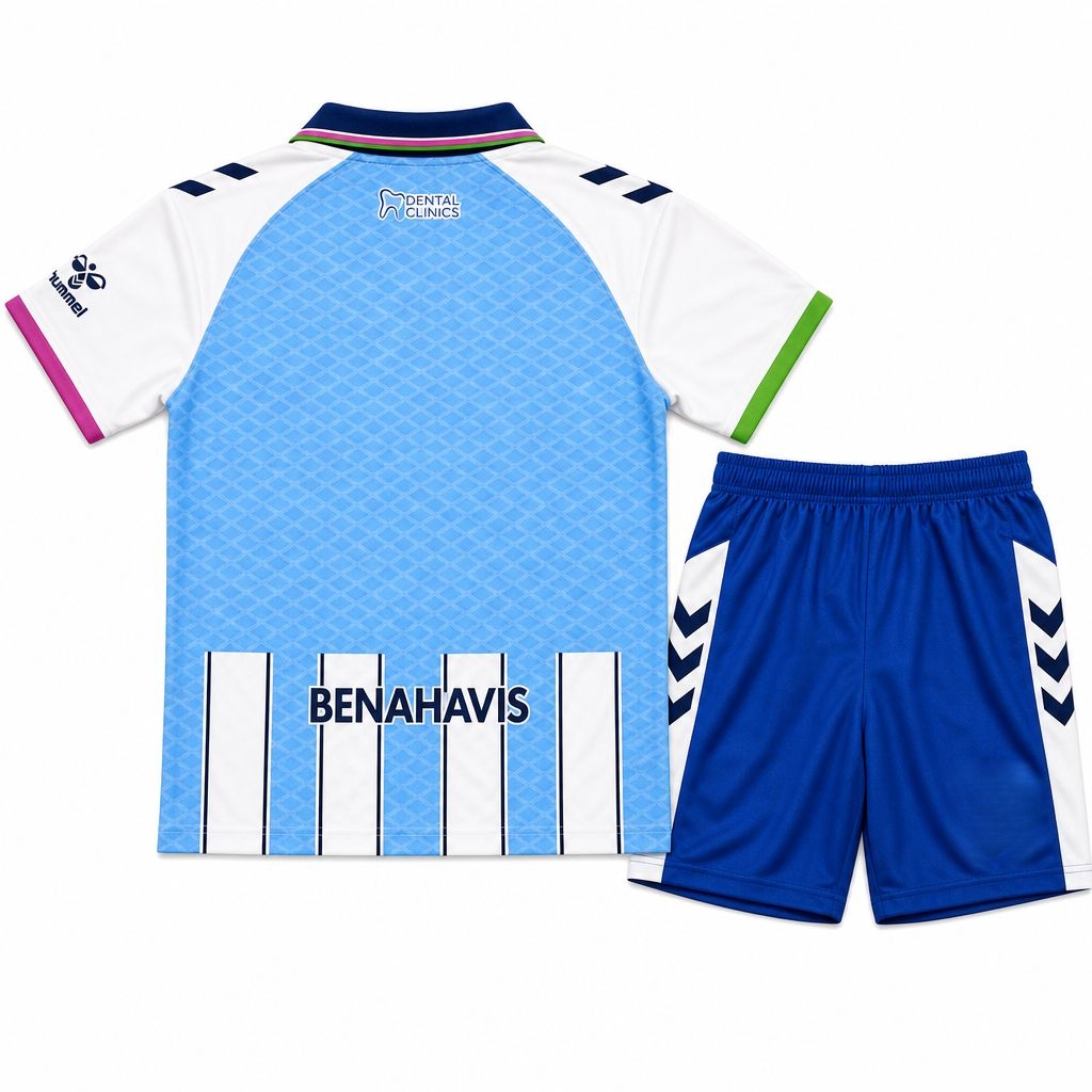 26-27 Malaga Home Kid Kits Youth Football Apparels AAAAJersey Supply Yupoo 2 1