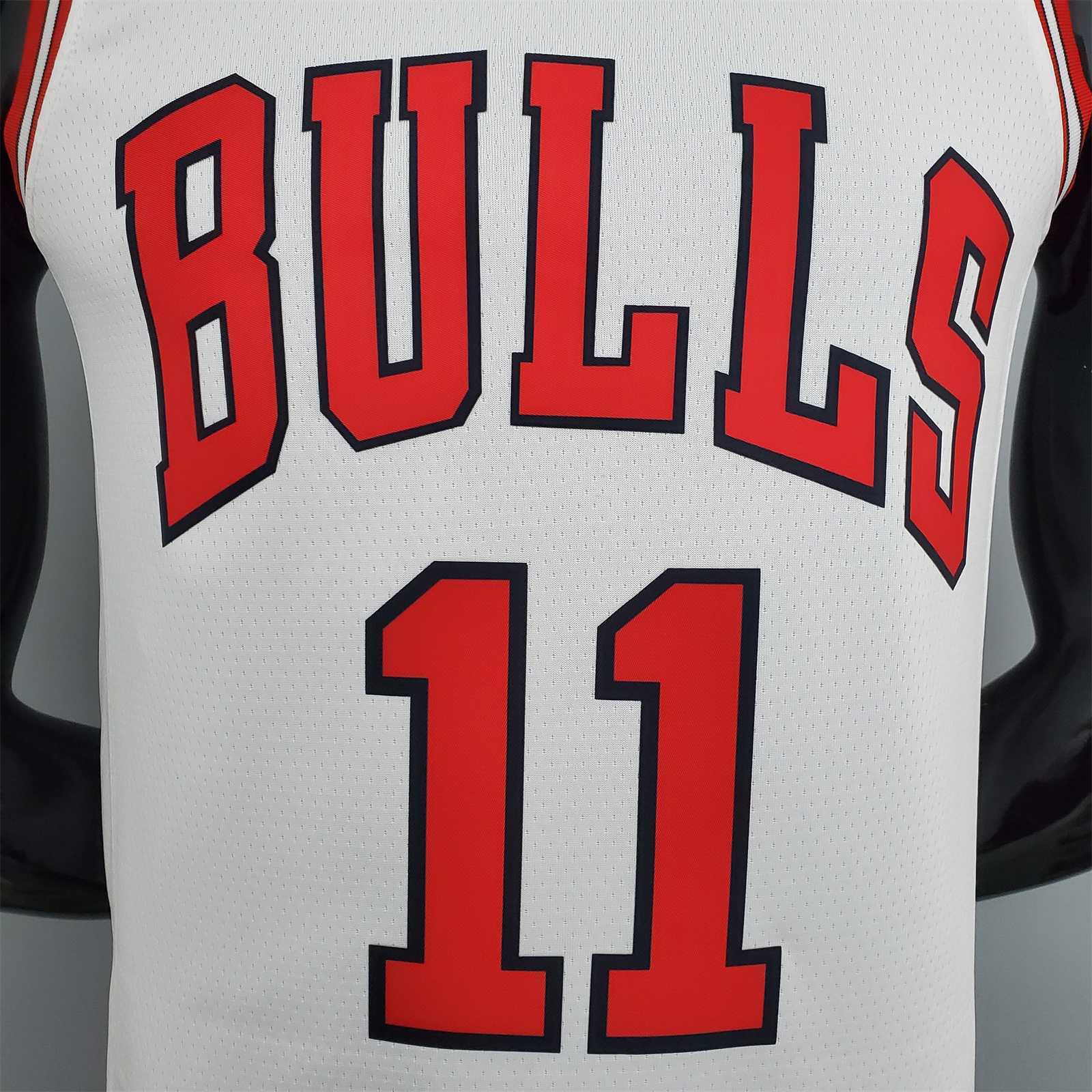 75th Anniversary DeRozan #11 Bulls White 3