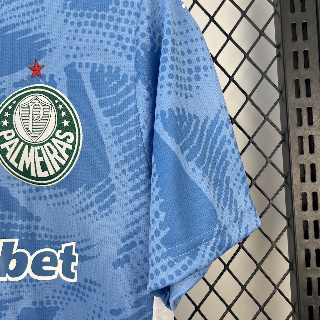 25-26 Palmeiras Blue Goalkeeper Kit Soccer T-Shirt AAAAJersey Yupoo 4