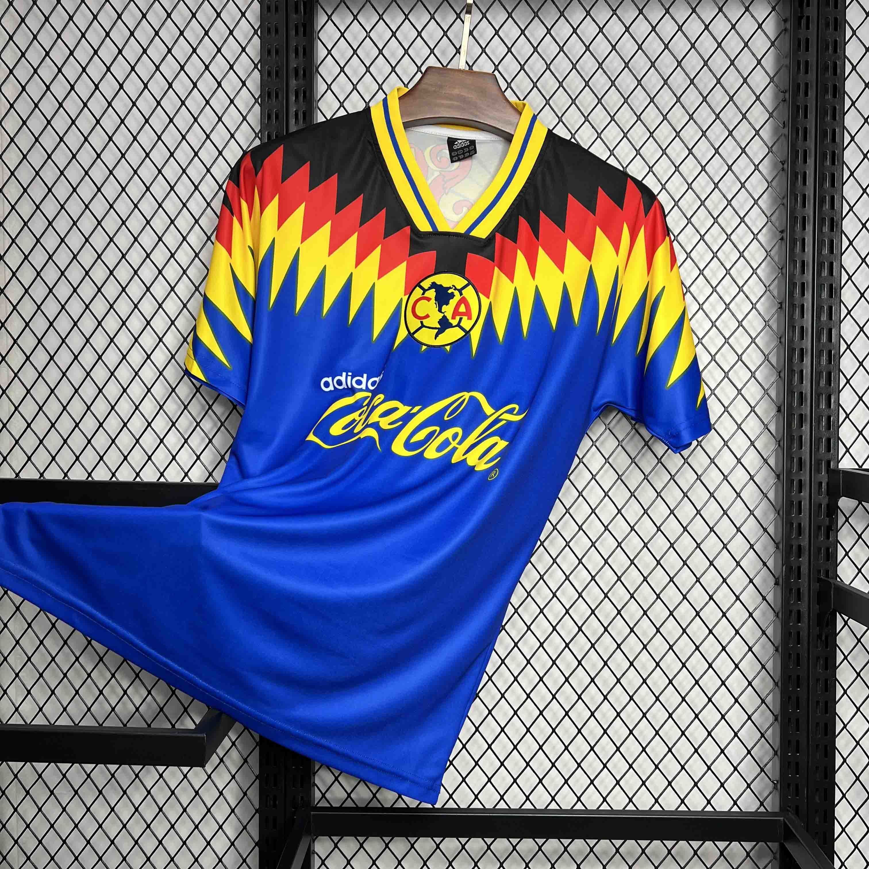 95-96 Club America Away Retro Kit Vintage Shirt Sport AAAAJersey Yupoo 5