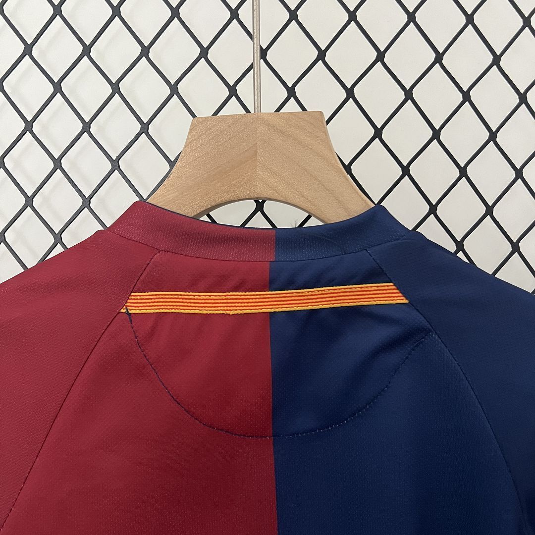 08-09 Barcelona Home Retro Kids Kits Football Jerseys Yupoo 4