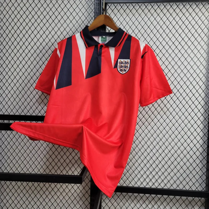 1992 England Away Retro Kit Vintage Shirt Football AAAAJersey Supplier 2