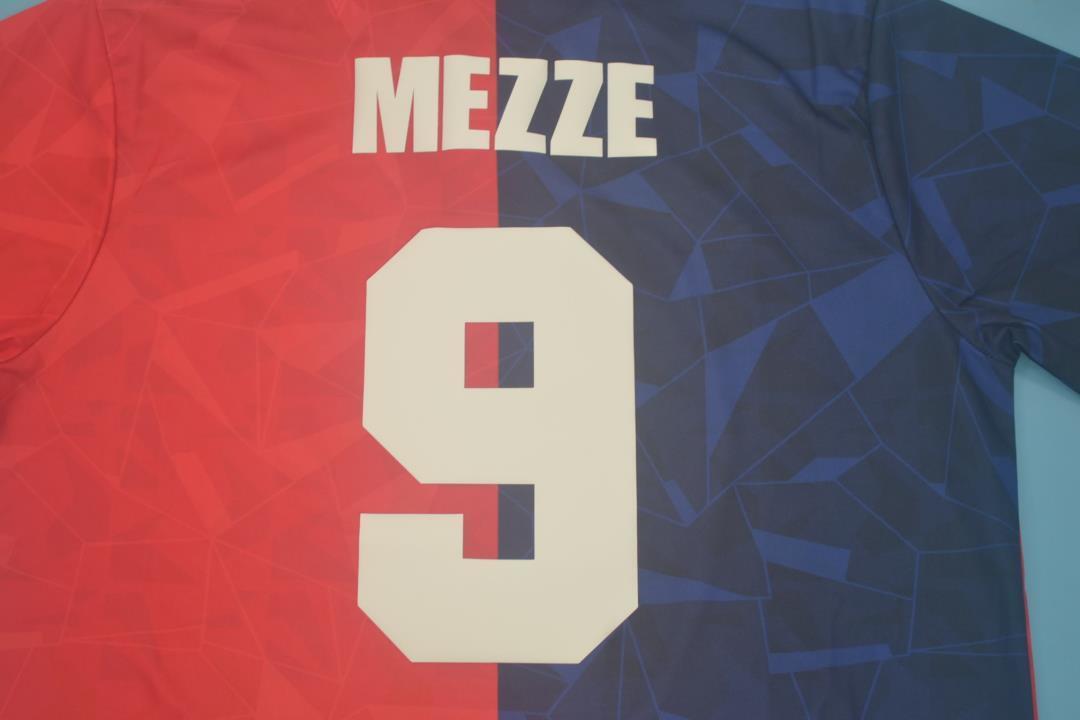 92-93 Cagliari home fonts 1