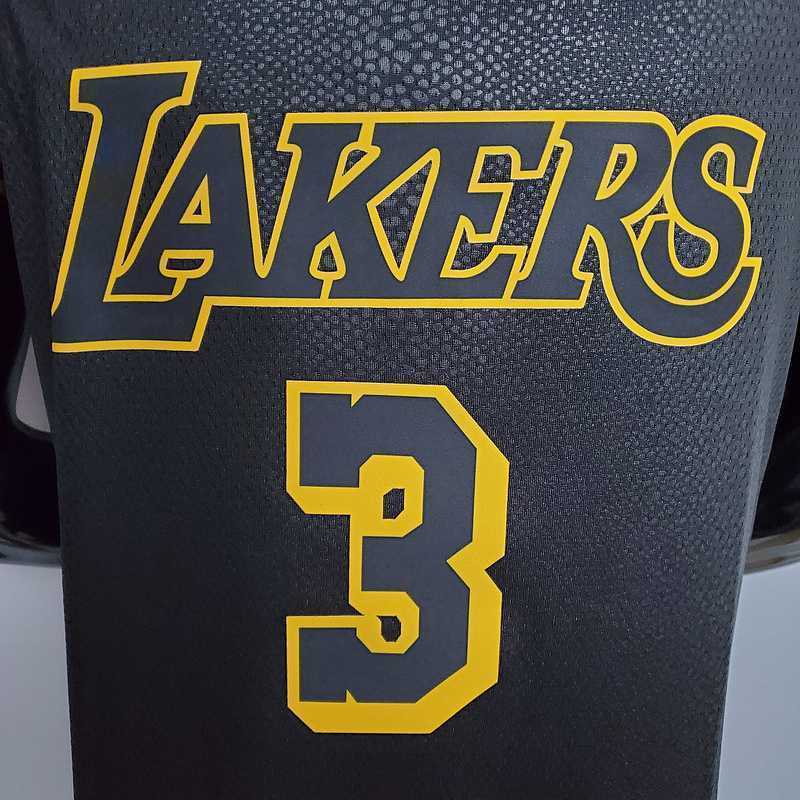 DAVIS #3 Lakers black 4